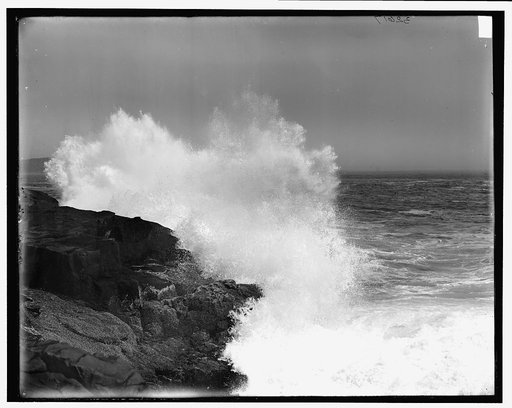 Surf at Otter Cliffs, Mt. Desert Island, Me.