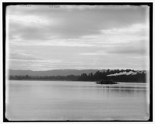 Ferry over Columbia River, Vancouver, British Columbia (i.e. Washington)