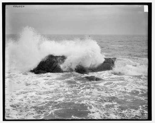 Surf near Nanepashemet Hotel, Marblehead, Mass.