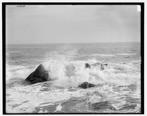 Surf near Nanepashemet Hotel, Marblehead, Mass.
