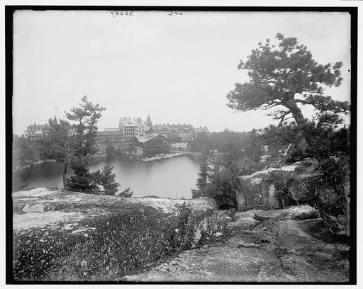 Lake Mohonk Mountain House, N.Y., from near trail to Sky Top