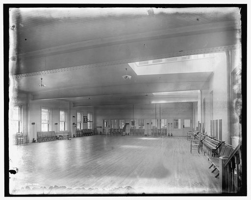 Alma Sanitarium, the gym, Alma, Mich.