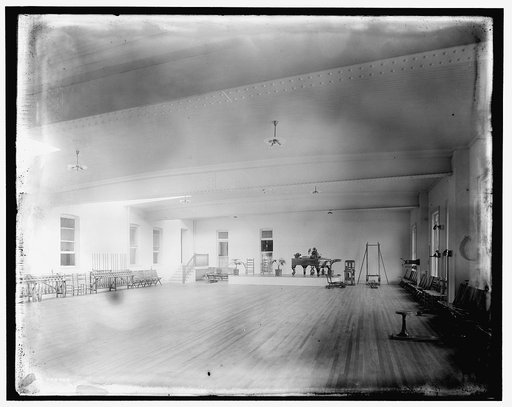 Alma Sanitarium, the gym, Alma, Mich.