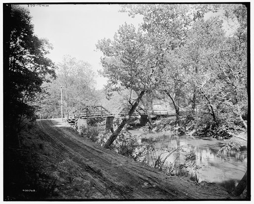 Waterworks bridge on the Swannanoa, Asheville, N.C.