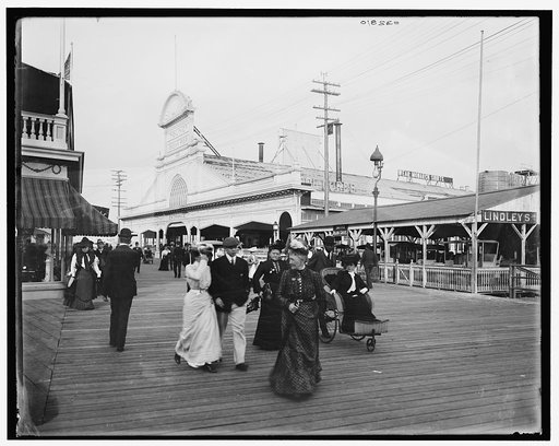 Young's pier & boardwalk, Atlantic City, N.J.