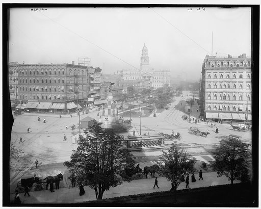 Cadillac Square and County Bldg., Detroit, Mich.