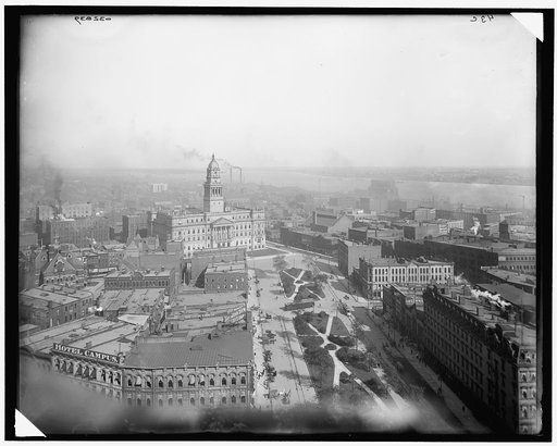 East from Majestic Building, Detroit, Mich.