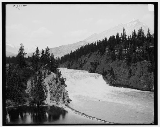 Falls of Bow River, Canadian North [i.e. National] Park, Alberta, Canada