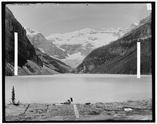 Lake Louise from chalet, Alberta