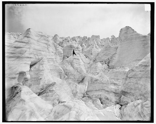 Illecillewaet Glacier from Seracs, Selkirk Mts., British Columbia