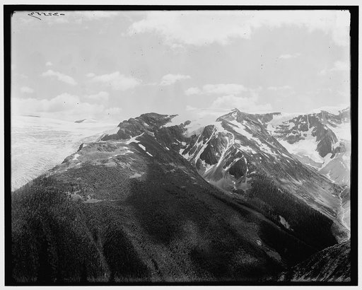 Glacier Crest from Mount Abbott, Selkirk Mts., British Columbia