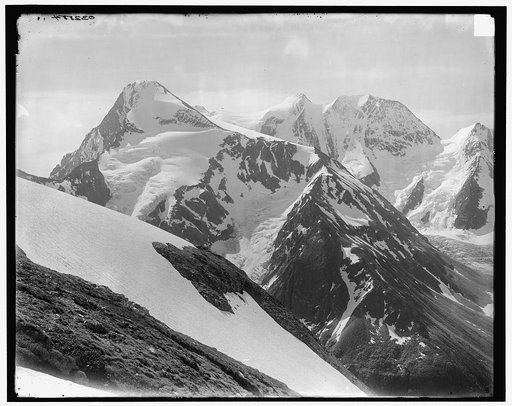 Asulkan Glacier from Mount Abbott, Selkirk Mts., British Columbia