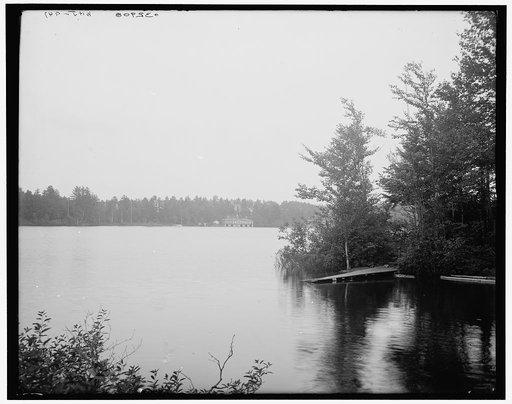 Loon Lake and Chase's Hotel, Adirondack Mts., N.Y.