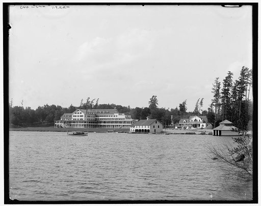 Paul Smith's from island, Lower St. Regis Lake, Adirondack Mtns., N.Y.