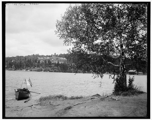 Lower Saranac Lake, the [Hotel] Ampersand, Adirondack Mtns., N.Y.