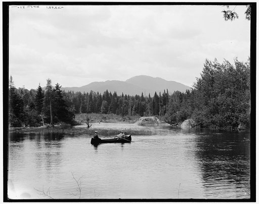 Ampersand Mountain from Cold Brook, Adirondack Mtns., N.Y.