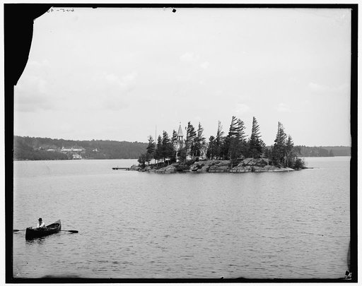 Chapel Island, Upper Saranac Lake, Adirondack Mts., N.Y.