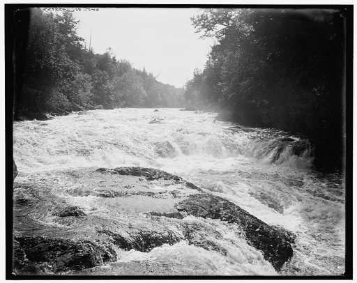 Rapids, probably in Adirondack Mountains, N.Y.