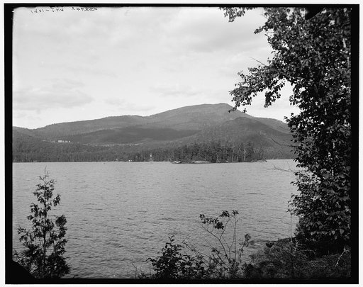 Blue Mountain from Blue Mt. Lake, Adirondacks, N.Y.