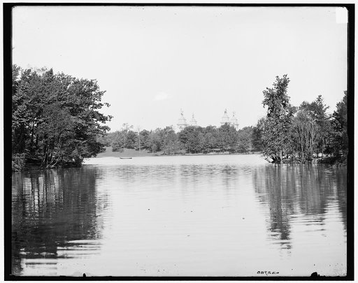 Lake in the park, Buffalo, N.Y.