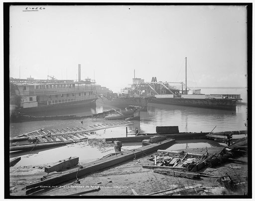 Old boats beached to rot away, New York City