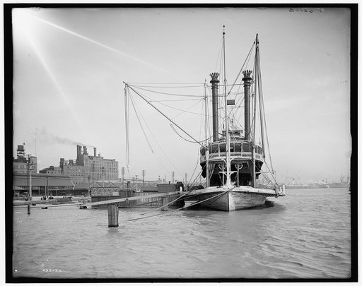 Mississippi River packet, New Orleans, Louisiana