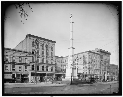 Albion Hotel and Confederate Monument, Augusta, Ga.