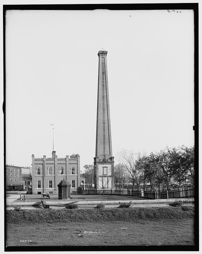 Chimney of old Confederate Powder [Works] Mill, Augusta, Ga.