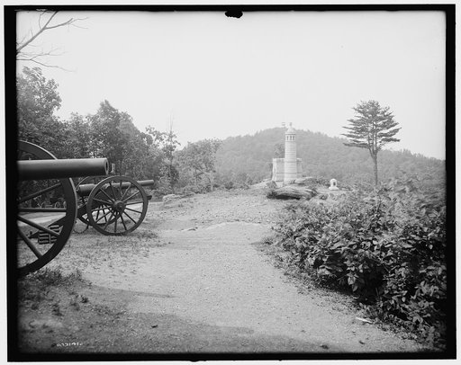 Round Top from Haslett's battery, Gettysburg, Pa.