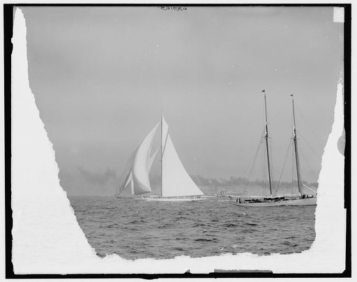 Shamrock III at the finish