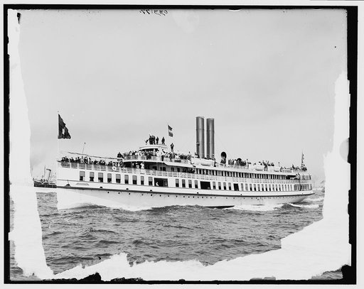 Steamer Monmouth, N.Y.Y.C. boat at club races