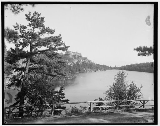Cliff House from Sunset Rock, Lake Minnewaska, N.Y.