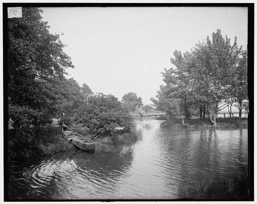 View on Sunset Lake, Asbury Park, N.J.