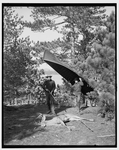 Hunting in the Adirondacks, New York