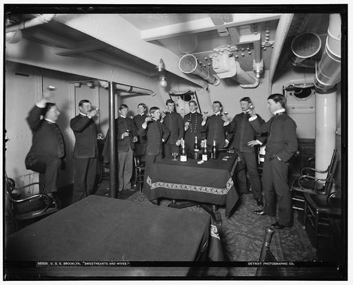 U.S.S. Brooklyn, sweethearts and wives