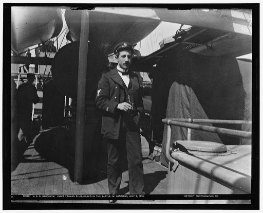 U.S.S. Brooklyn, Chief Yeoman Ellis, killed in the Battle of Santiago, July 3, 1898
