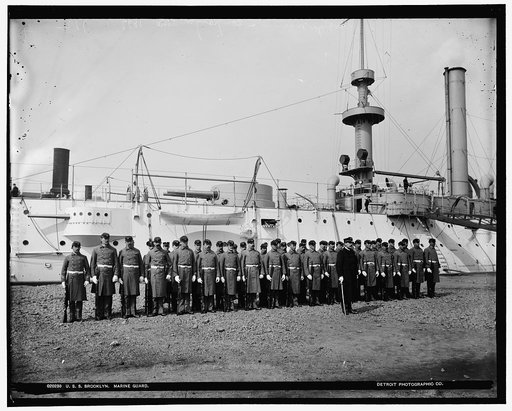 U.S.S. Brooklyn, Marine guard
