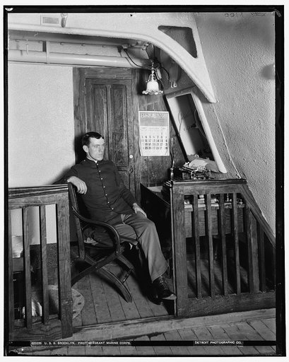 U.S.S. Brooklyn, First Sergeant, Marine Corps