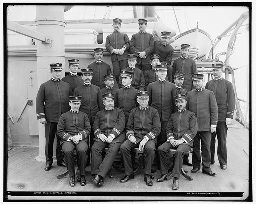 U.S.S. Buffalo officers