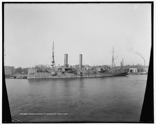 U.S.S. Chicago at Brooklyn Navy Yard