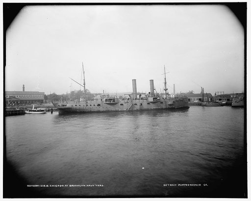 U.S.S. Chicago at Brooklyn Navy Yard
