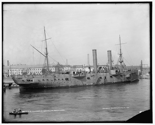 U.S.S. Chicago at Brooklyn Navy Yard