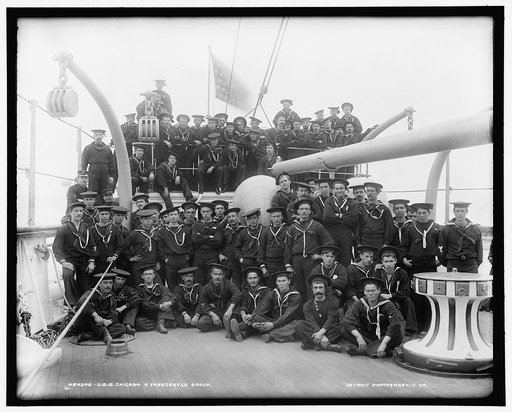 U.S.S. Chicago, a forecastle group