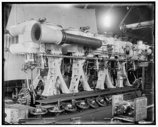 U.S.S. Cincinnati, the engines