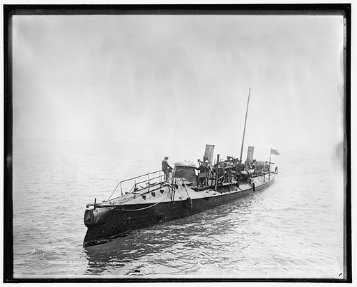 A torpedo boat of the U.S. Navy