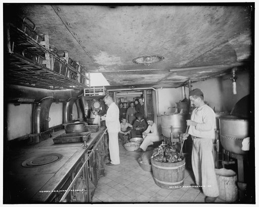 U.S.S. Iowa, the galley