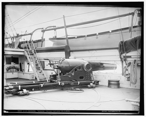 U.S.S. Kearsarge, "Winslow," the gun that sank the Alabama