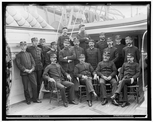 U.S.S. Kearsarge officers