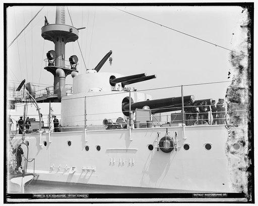 U.S.S. Kearsarge, after turrets