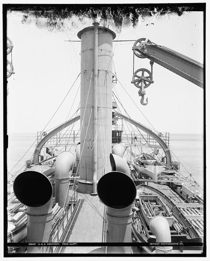 U.S.S. Kentucky, from aloft